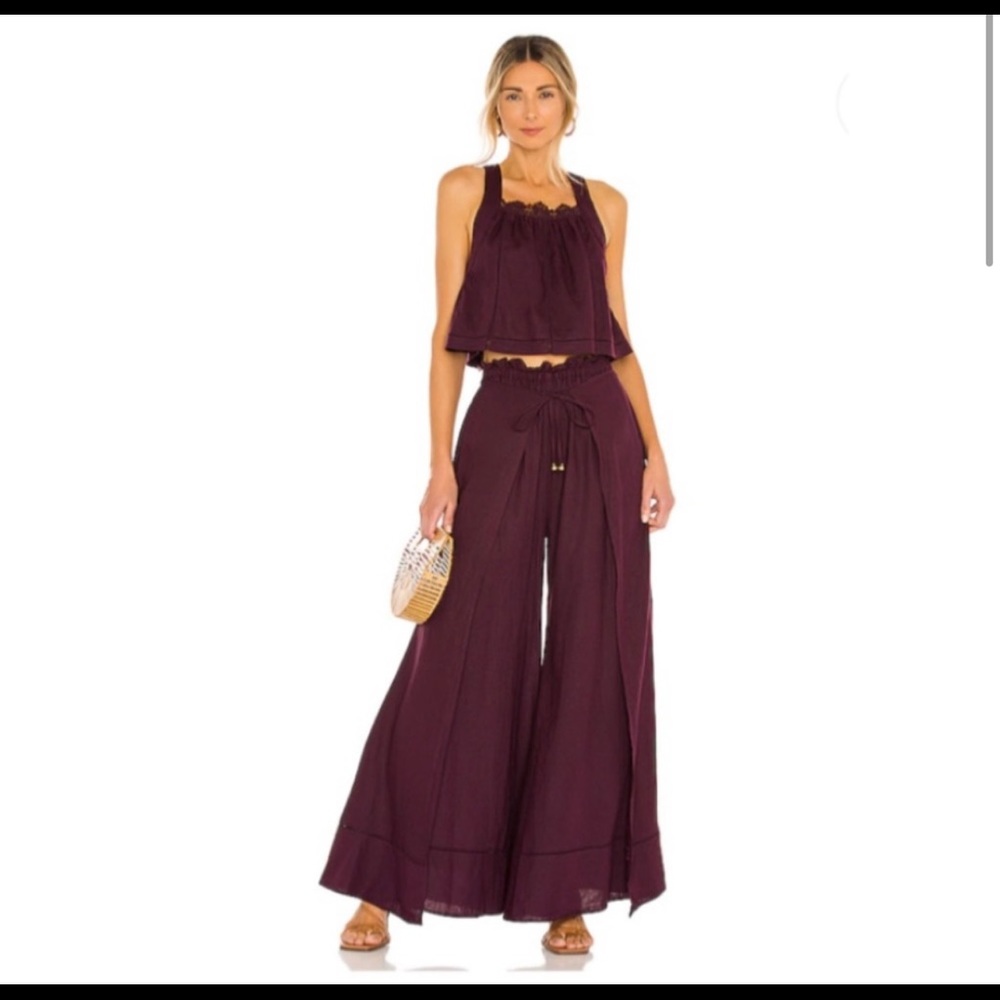 Free People Lainey Set in Black Honey NEW!